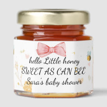 Süß wie Can Bee Baby Shower Honigglas