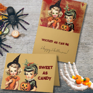 Süß wie Candy Wicked wie Sin Halloween Karte