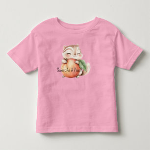 Süß wie ein Pfirsich Kleinkind T-shirt