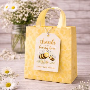Süß wie eine Biene Baby Shower Geschenkanhänger