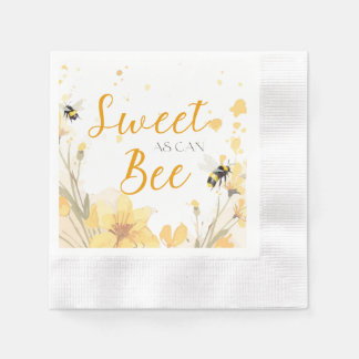 Süß wie eine Biene Dessertserviette Serviette
