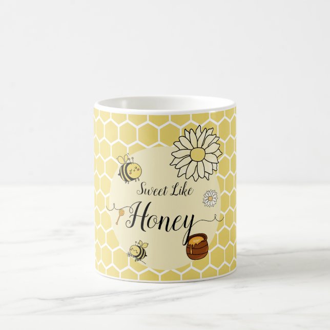 Süß wie Honey Niedliche kleine Biene Kaffeetasse (Mittel)