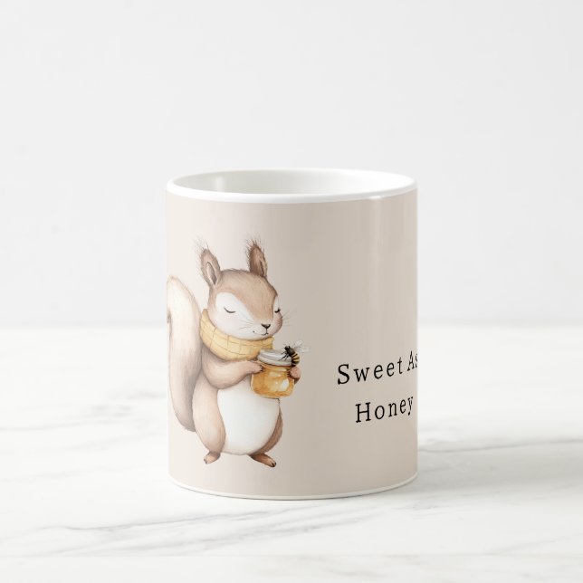 Süß wie Honig Eichhörnchen Biene Kaffeetasse (Mittel)