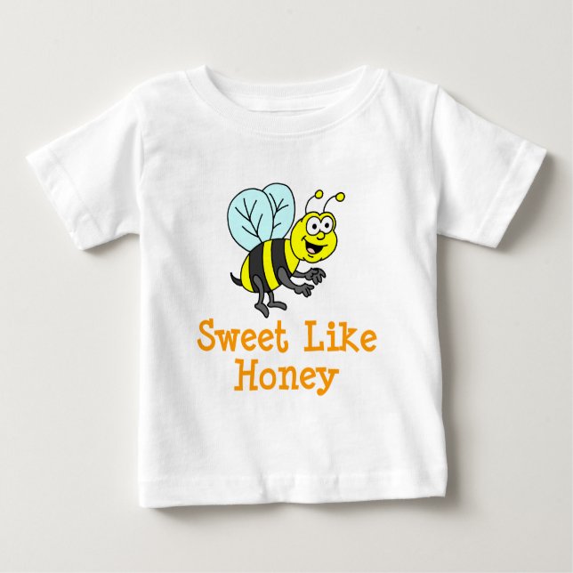 Süß wie Honigbiene Baby T-shirt (Vorderseite)