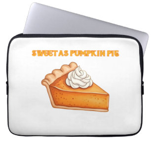 Süß wie Kürbiskuchen � Herbst-Dessert zum Erntedan Laptopschutzhülle