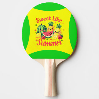Süß wie Sommer Cute Kawaii Frucht Volldruck Tischtennis Schläger