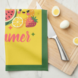 Süß wie sommerliche süße Früchte | Tropische Dekor Geschirrtuch