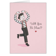 Süß Wirst du ein Mime sein, Lustiger Valentinstag