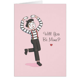 Süß Wirst du ein Mime sein, Lustiger Valentinstag