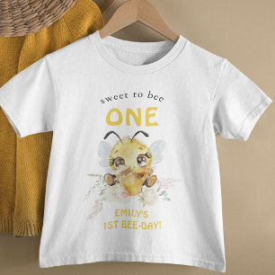 Süß zur Biene EINS Süße Biene zum 1. Geburtstag Mä Baby T-shirt