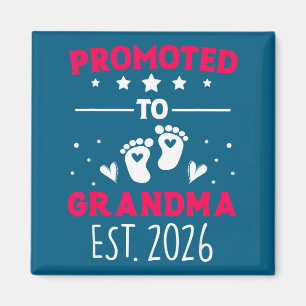 Süß zur Oma befördert 2026 Ich werde eine Oma sein Magnet