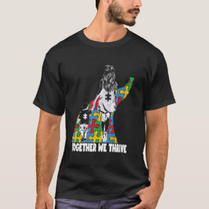 Süß zusammen Mutter Sohn autistische Jungen Autism T-Shirt