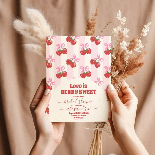 Süßbeeren Brautparty Einladung (Von Creator hochgeladen)