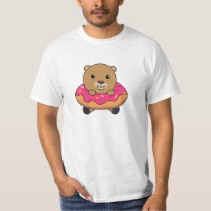 Süßbienenkanen Donut Pink T-Shirt