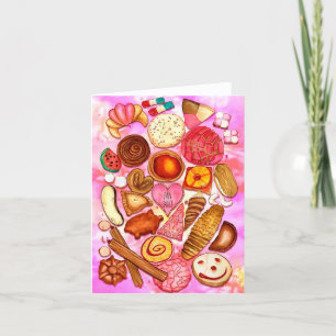 Süßbrot Mexican Pan Dulce Feiertagskarte