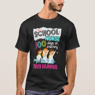 Süße 100 Tage des Pflasterns winziger Menschen Sch T-Shirt