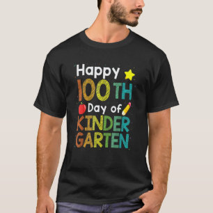 Süße 100 Tage Kindergarten-Lehrer Bunt 100 T-Shirt