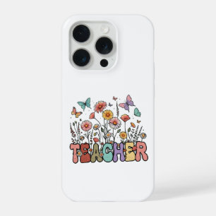 Süße 100 Tage Schul Blumen Schmetterlinge Kinder iPhone 15 Pro Hülle