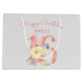 Süße 16 Blumennummer Grosser 16. Geburtstag Große Geschenktüte