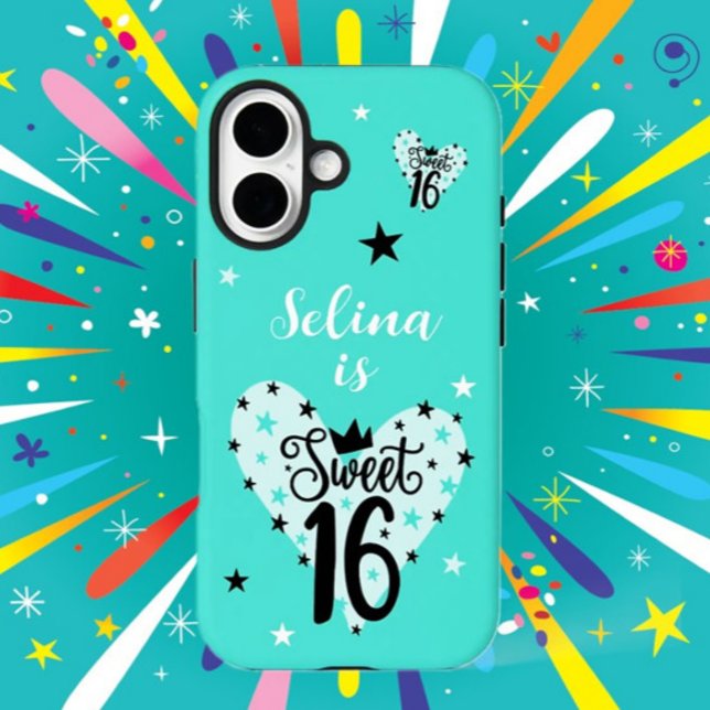 Süße 16 Geburtstags iPhone / iPad Hülle (Von Creator hochgeladen)