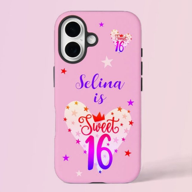 Süße 16 Geburtstags iPhone / iPad Hülle (Von Creator hochgeladen)