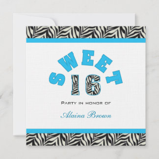 Süße 16 Party Einladungen