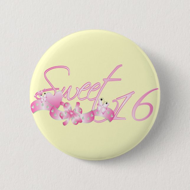 Süße 16 Pin Button (Vorderseite)