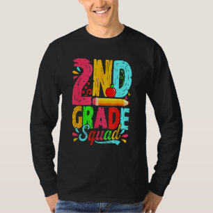 Süße 2. Klasse Truppe Zurück zur Schule Erster Sch T-Shirt