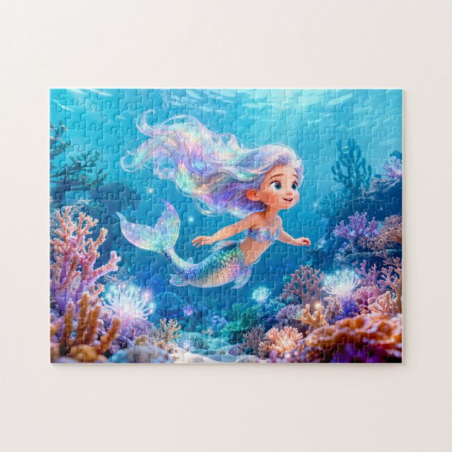 Süße 3D-Jungfrau-Zodiac-Meermaid Puzzle (Horizontal)