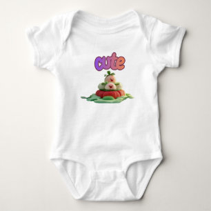 Süße 3D Kawaii Kunst – Pastell Pastell T-Shirt Baby Strampler