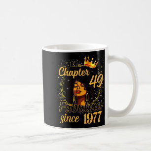 Süße 49 Afro Königin fabelhaft seit 1977 Geburtsta Kaffeetasse