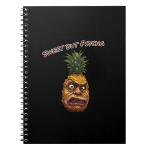 Süße aber psycho Pineapple Notizblock