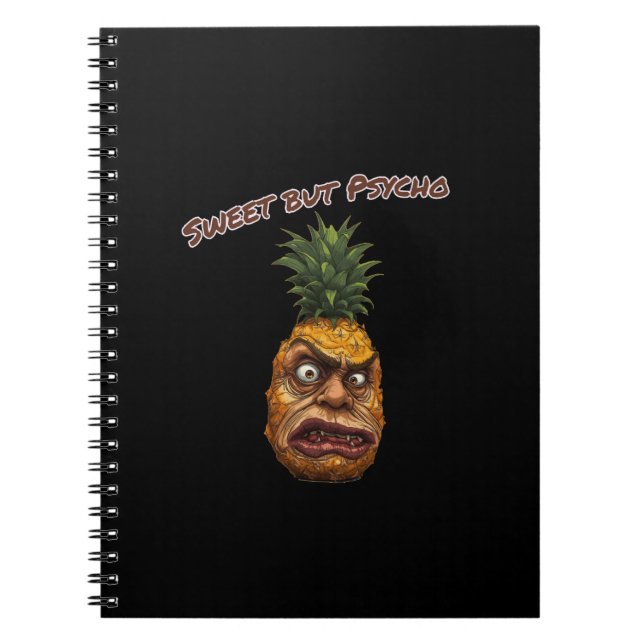 Süße aber psycho Pineapple Notizblock (Vorderseite)