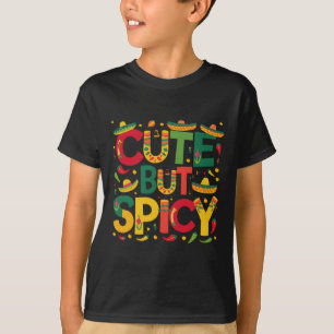 Süße aber scharfe mexikanische Tacos Sombrero Fies T-Shirt