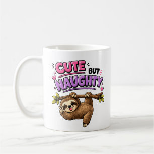 Süße aber unartige Faultier Kaffeetasse