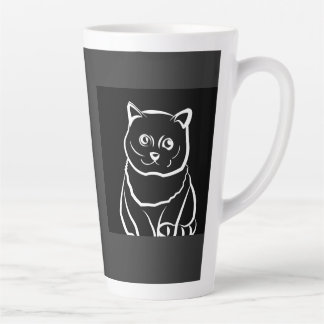 Süße aber verfluchte Katze Milchtasse