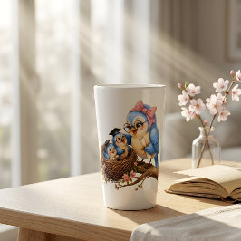 Süße Abschieds-Vogel-Latte-Tasse Milchtasse