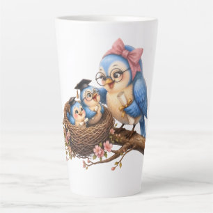 Süße Abschieds-Vogel-Latte-Tasse Milchtasse
