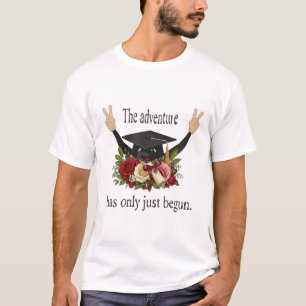 Süße Abschlussmütze mit Blumenmuster Das Abenteu T-Shirt