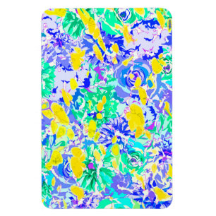 Süße abstrakte bunte Frühlingsblumen Magnet