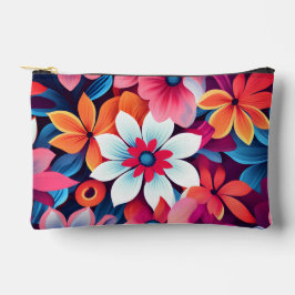 Süße Accessoire-Tasche mit Blumenmuster Zubehörtasche