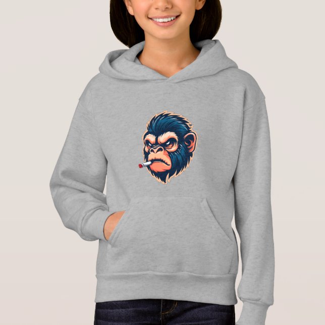Süße Affe Baby Hoodie (Vorderseite)
