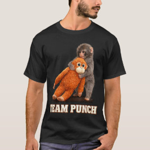 Süße Affenfaust-Baby-Grafik-Team schlägt bigA T-Shirt