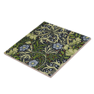 Süße Algen-Vintage-Tapete von William Morris Fliese