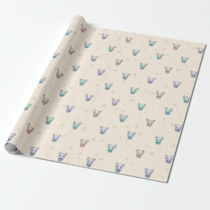 Süße Alien-Geschenkpapier Geschenkpapier