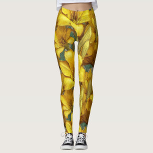 Süße Amaryllis-Blumen Laufübung Leggings