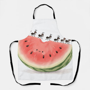 Süße Ameisen Wassermelonen-Scheibe Schürze