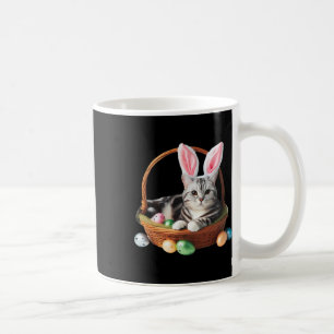Süße American Shorthair Katze Ostereiersuche Besit Kaffeetasse