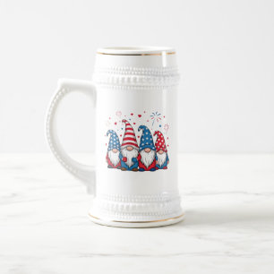 Süße amerikanische Gnome Cartoon-68123 Bierglas