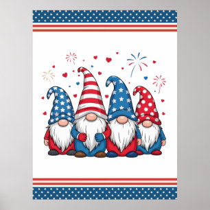 Süße amerikanische Gnome Cartoon-68123 Poster